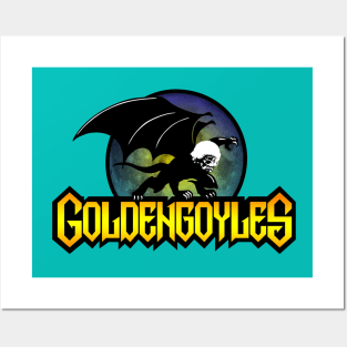 Goldengoyles Moon Posters and Art